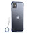 Funda Silicona Ultrafina Carcasa Transparente H02 para Apple iPhone 11 Azul