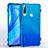 Funda Silicona Ultrafina Carcasa Transparente H02 para Huawei Enjoy 10 Plus Azul