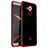 Funda Silicona Ultrafina Carcasa Transparente H02 para Huawei Mate 8 Rojo
