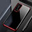 Funda Silicona Ultrafina Carcasa Transparente H02 para Huawei P40 Pro+ Plus Rojo