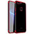 Funda Silicona Ultrafina Carcasa Transparente H02 para Huawei P9 Rojo