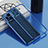 Funda Silicona Ultrafina Carcasa Transparente H02 para Oppo Find X3 Pro 5G Azul