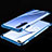 Funda Silicona Ultrafina Carcasa Transparente H02 para Realme X50m 5G Azul