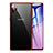 Funda Silicona Ultrafina Carcasa Transparente H02 para Samsung Galaxy Note 10 Plus 5G Rojo