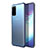 Funda Silicona Ultrafina Carcasa Transparente H02 para Samsung Galaxy S20 Plus 5G Azul