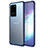 Funda Silicona Ultrafina Carcasa Transparente H02 para Samsung Galaxy S20 Ultra 5G Azul