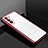 Funda Silicona Ultrafina Carcasa Transparente H02 para Samsung Galaxy S22 5G Rojo