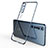 Funda Silicona Ultrafina Carcasa Transparente H02 para Xiaomi Mi 10 Pro Azul