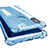 Funda Silicona Ultrafina Carcasa Transparente H02 para Xiaomi Mi Mix 2S Azul
