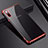Funda Silicona Ultrafina Carcasa Transparente H03 para Samsung Galaxy Note 10 5G Rojo