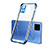 Funda Silicona Ultrafina Carcasa Transparente H03 para Vivo V20 Pro 5G Azul