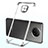 Funda Silicona Ultrafina Carcasa Transparente H03 para Xiaomi Redmi Note 9T 5G Plata