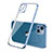 Funda Silicona Ultrafina Carcasa Transparente H04 para Apple iPhone 14 Plus Azul