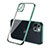 Funda Silicona Ultrafina Carcasa Transparente H04 para Apple iPhone 14 Plus Verde