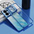 Funda Silicona Ultrafina Carcasa Transparente H04 para Oppo Reno8 5G Azul