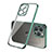 Funda Silicona Ultrafina Carcasa Transparente H05 para Apple iPhone 13 Pro Verde