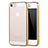 Funda Silicona Ultrafina Carcasa Transparente H05 para Apple iPhone 5S Oro