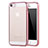 Funda Silicona Ultrafina Carcasa Transparente H05 para Apple iPhone 5S Oro Rosa