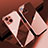 Funda Silicona Ultrafina Carcasa Transparente H06 para Apple iPhone 13 Mini Oro Rosa