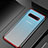 Funda Silicona Ultrafina Carcasa Transparente H06 para Samsung Galaxy S10 Plus Rojo