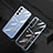 Funda Silicona Ultrafina Carcasa Transparente H06 para Samsung Galaxy S21 5G Azul