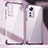 Funda Silicona Ultrafina Carcasa Transparente H06 para Xiaomi Mi 12 5G Morado
