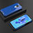 Funda Silicona Ultrafina Carcasa Transparente H08 para Huawei Nova 5z Azul