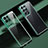 Funda Silicona Ultrafina Carcasa Transparente H08 para Samsung Galaxy S21 Ultra 5G Verde