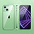 Funda Silicona Ultrafina Carcasa Transparente H09 para Apple iPhone 13 Verde