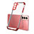 Funda Silicona Ultrafina Carcasa Transparente H09 para Samsung Galaxy S21 5G Rojo