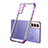 Funda Silicona Ultrafina Carcasa Transparente H09 para Samsung Galaxy S21 Plus 5G Morado