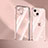 Funda Silicona Ultrafina Carcasa Transparente H10 para Apple iPhone 13 Mini Oro Rosa