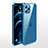 Funda Silicona Ultrafina Carcasa Transparente N01 para Apple iPhone 12 Pro Azul