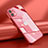 Funda Silicona Ultrafina Carcasa Transparente N02 para Apple iPhone 12 Mini Rojo