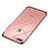 Funda Silicona Ultrafina Carcasa Transparente Q05 para Apple iPhone 8 Plus Oro Rosa