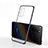 Funda Silicona Ultrafina Carcasa Transparente S01 para Huawei Honor Play4 5G Negro
