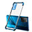 Funda Silicona Ultrafina Carcasa Transparente S01 para Huawei Honor X10 5G Azul