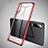 Funda Silicona Ultrafina Carcasa Transparente S01 para Huawei P30 Rojo