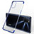 Funda Silicona Ultrafina Carcasa Transparente S01 para Oppo A72 Azul