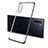 Funda Silicona Ultrafina Carcasa Transparente S01 para Samsung Galaxy Note 10 Plus 5G Negro