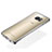 Funda Silicona Ultrafina Carcasa Transparente S01 para Samsung Galaxy S6 Edge+ Plus SM-G928F Plata