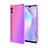 Funda Silicona Ultrafina Carcasa Transparente S01 para Xiaomi Redmi 9A Purpura Claro