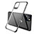 Funda Silicona Ultrafina Carcasa Transparente S02 para Apple iPhone 11 Pro Max Negro