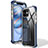 Funda Silicona Ultrafina Carcasa Transparente S02 para Apple iPhone 12 Azul