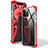 Funda Silicona Ultrafina Carcasa Transparente S02 para Apple iPhone 12 Pro Max Rojo