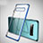 Funda Silicona Ultrafina Carcasa Transparente S02 para Samsung Galaxy S10 Azul