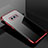 Funda Silicona Ultrafina Carcasa Transparente S02 para Samsung Galaxy S10e Rojo