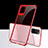 Funda Silicona Ultrafina Carcasa Transparente S02 para Samsung Galaxy S20 5G Rojo
