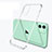 Funda Silicona Ultrafina Carcasa Transparente S03 para Apple iPhone 11 Claro