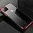 Funda Silicona Ultrafina Carcasa Transparente S03 para Apple iPhone 11 Pro Max Rojo